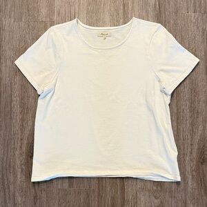 Madewell Classic White Short Sleeve Tee